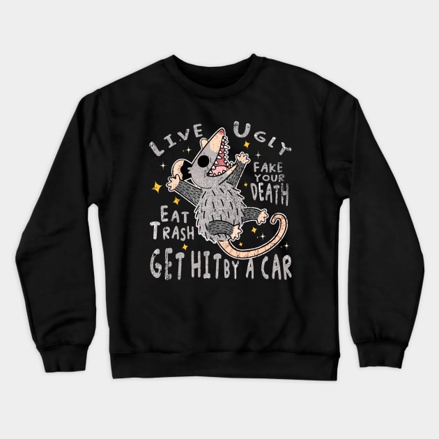 Funny OPOSSUM QUOTES Crewneck Sweatshirt by HannessyRin